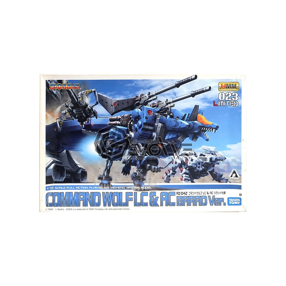 Zoids 1/72 Command Wolf LC & AC Barad Ver. Ltd.