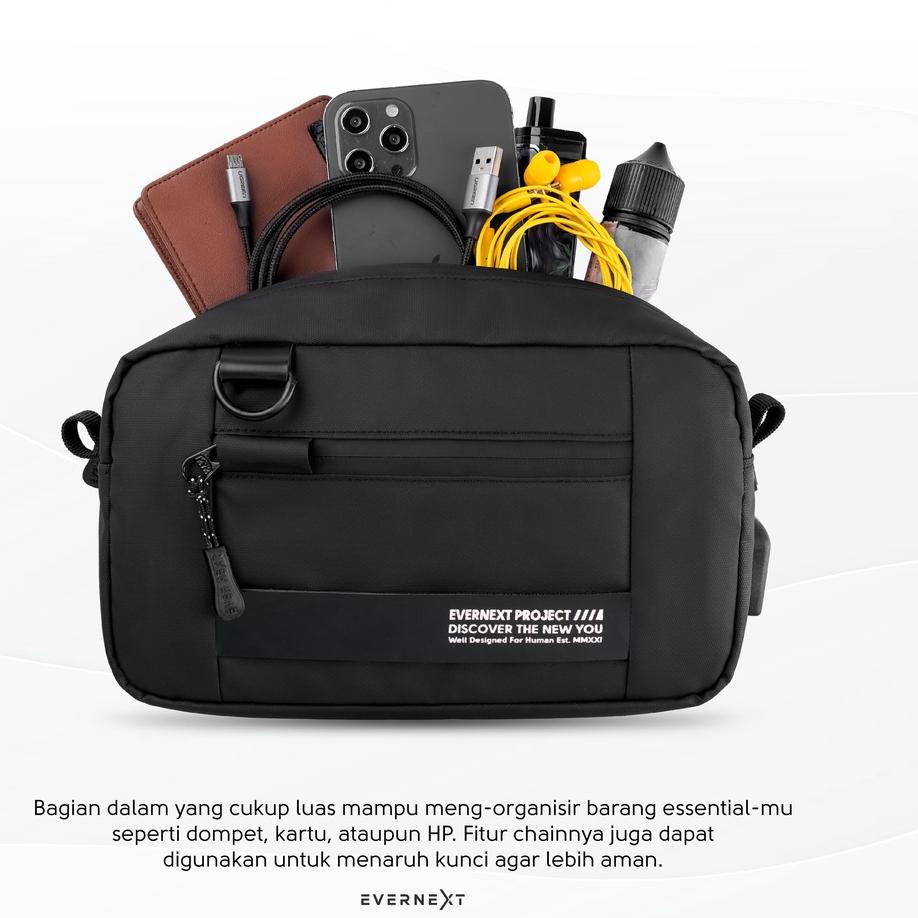 (PALING DIMINATI) Hand Bag Waterproof Tas Tangan Pria Kasual Clutch Bag Pouch Bag Selempang Pria Wan