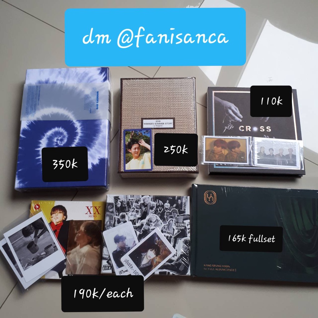 PC ALBUM WINNER CROSS XX EXIT PAGE SUMMER STORY