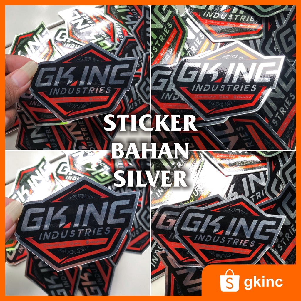 

STICKER CUSTOM PRINTING CHROME SILVER BEBAS DESIGN MAXDECAL GRAFTAC CAMEL CUTTING POLA LAMINASI GK.INC