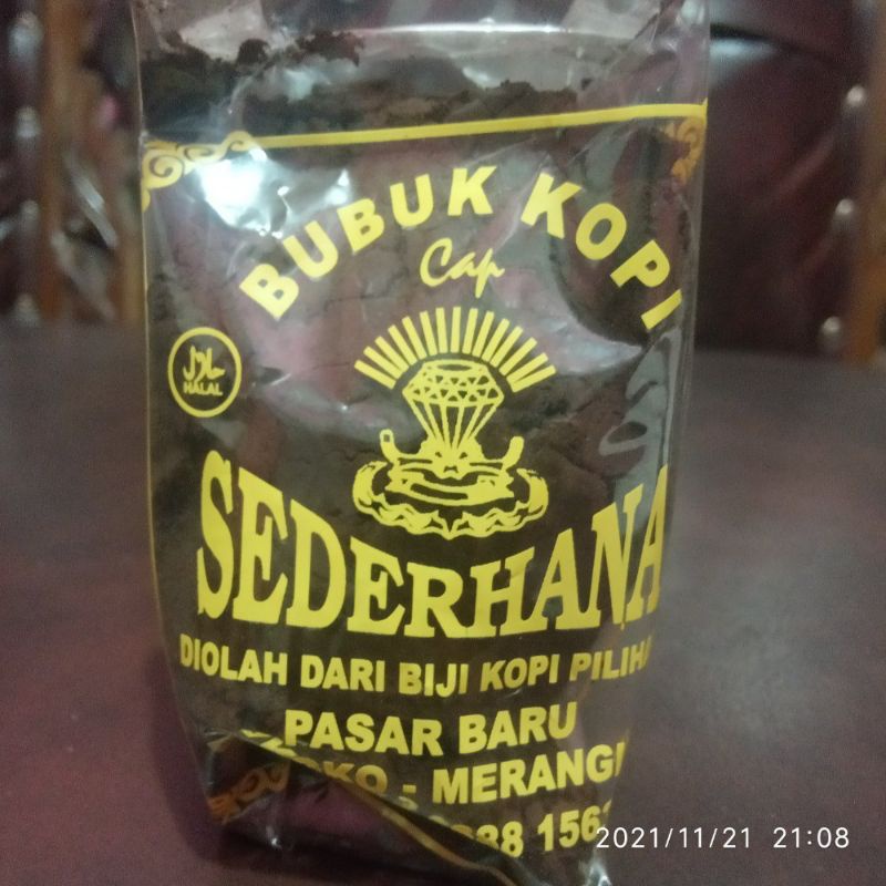 

bubuk kopi sederhana