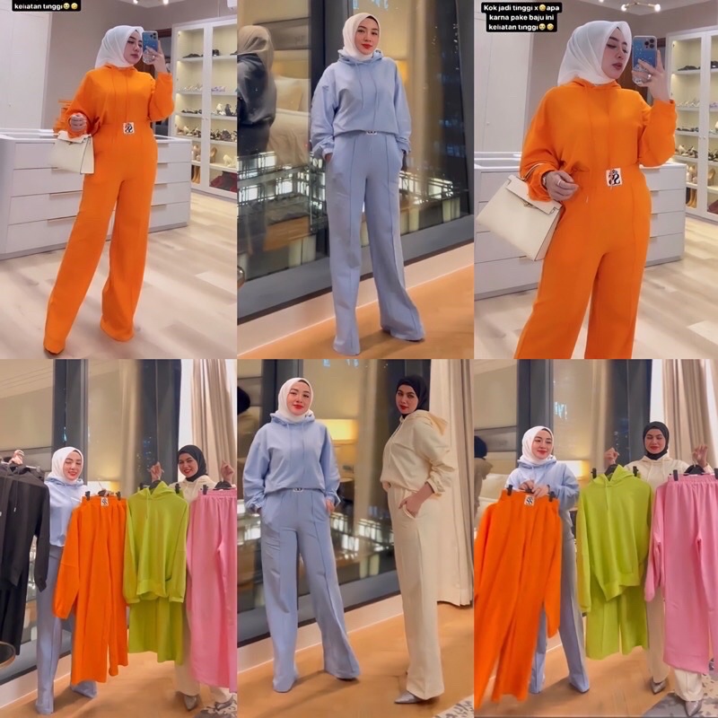 ONE SET HOODIE BY SHELLASAUKIA ORIGINAL