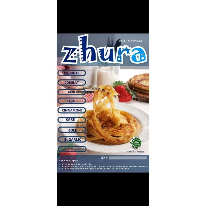 

Roti Maryam JUMBO Zhura Frozen Food