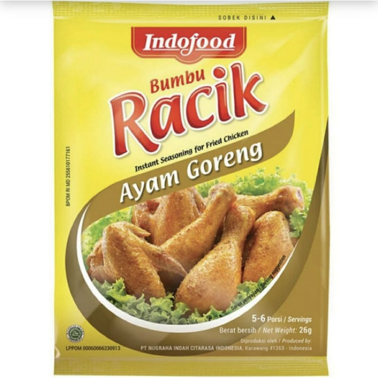 

Indofood Bumbu Racik Ayam Goreng 26gr AEESHASTORE