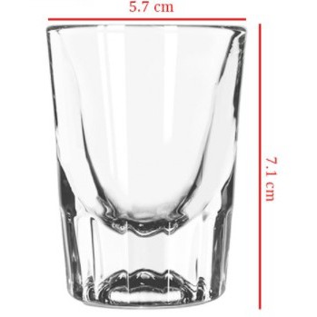 Fluted Whiskey 59 ml/ Gelas Sloki/ Shot Glass/ Shooter Glass - LIBBEY 5126