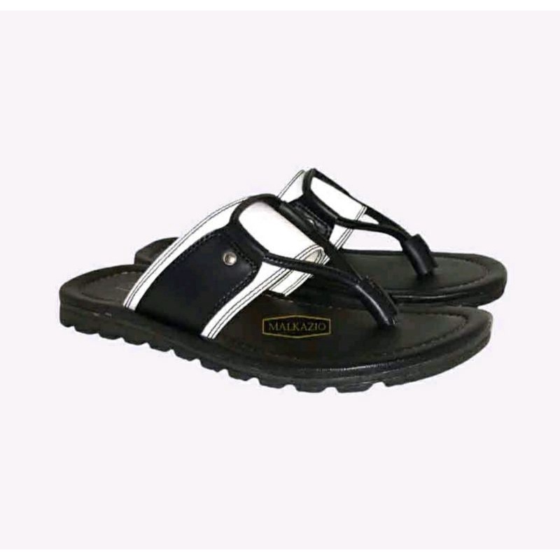 Sandal Jepit Pria Tarumpah / Jepit Sendal Kasual Hitam / Sandal Distro Bapak hitam, 39