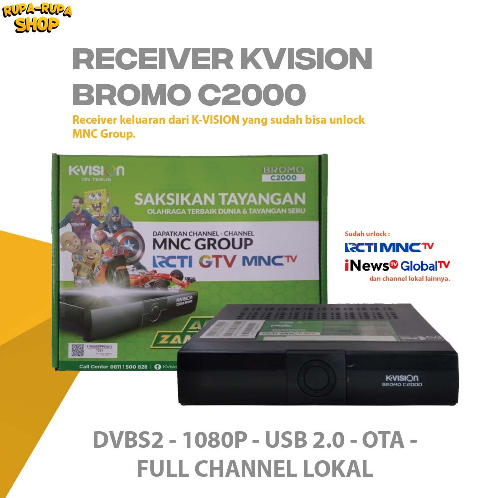 RECEIVER K-VISION BROMO C2000