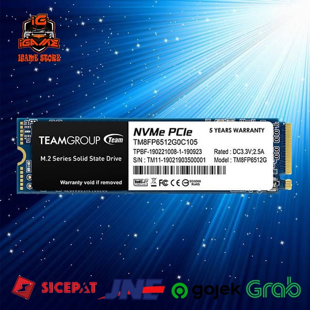 Team MP33 SSD NVMe M.2 / M2 512 GB - NVMe 512GB