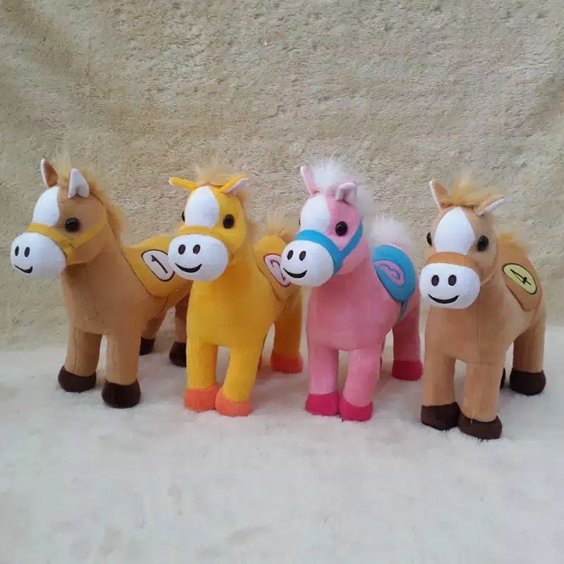 BONEKA KUDA LUCU / BONEKAH KUDA BERSUARA / BONEKAH HORSE TERMURAH TERLARIS