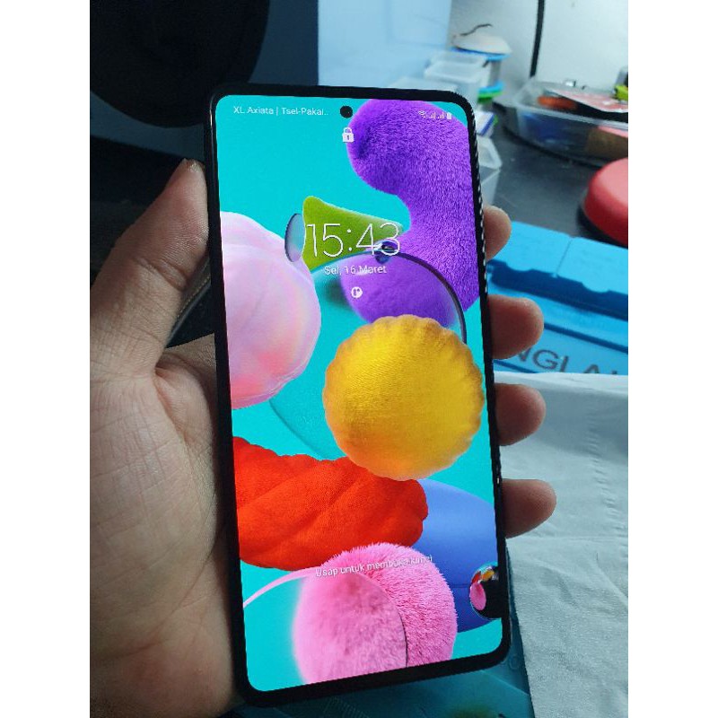 LCD Samsung A51 Original SEIN Copotan Normal Tested Bergaransi