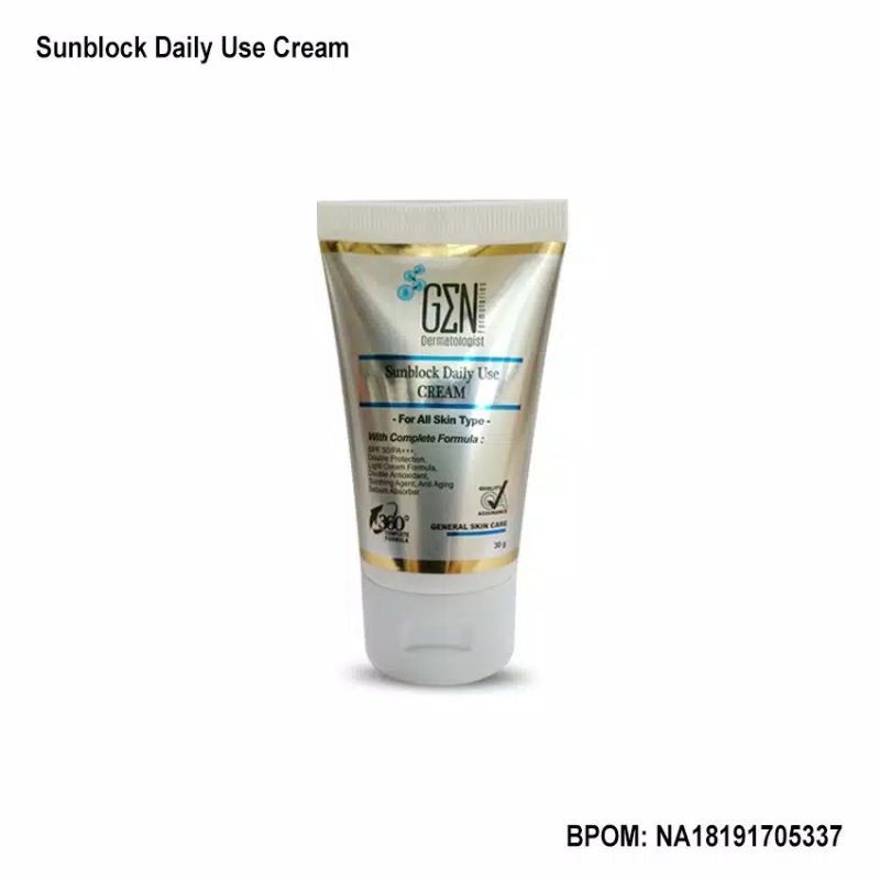 GEN Sunblock daily Use Cream