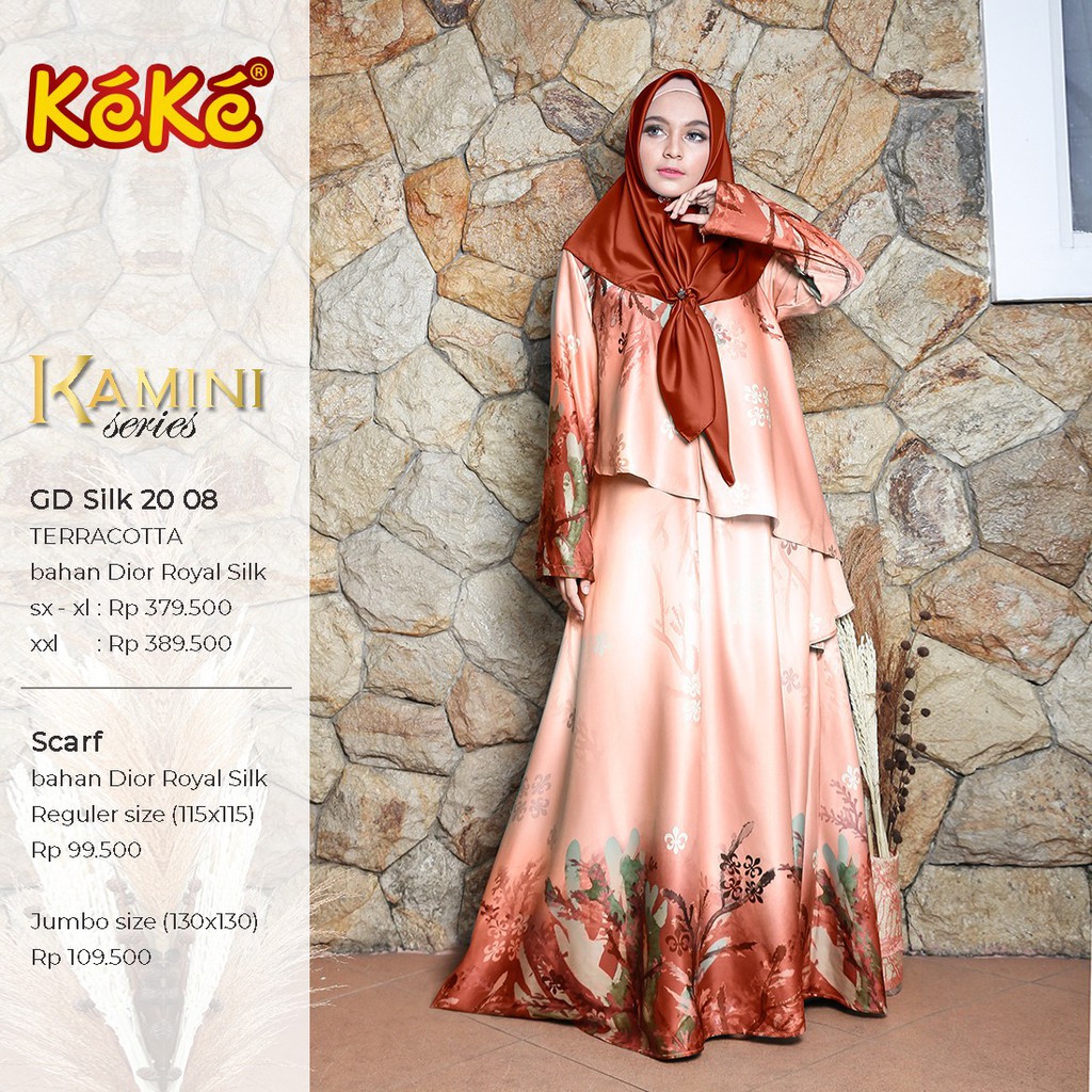 Busana_Keke ~ Terbaru Gamis Kamini Series GD SILK 20 08 By Keke