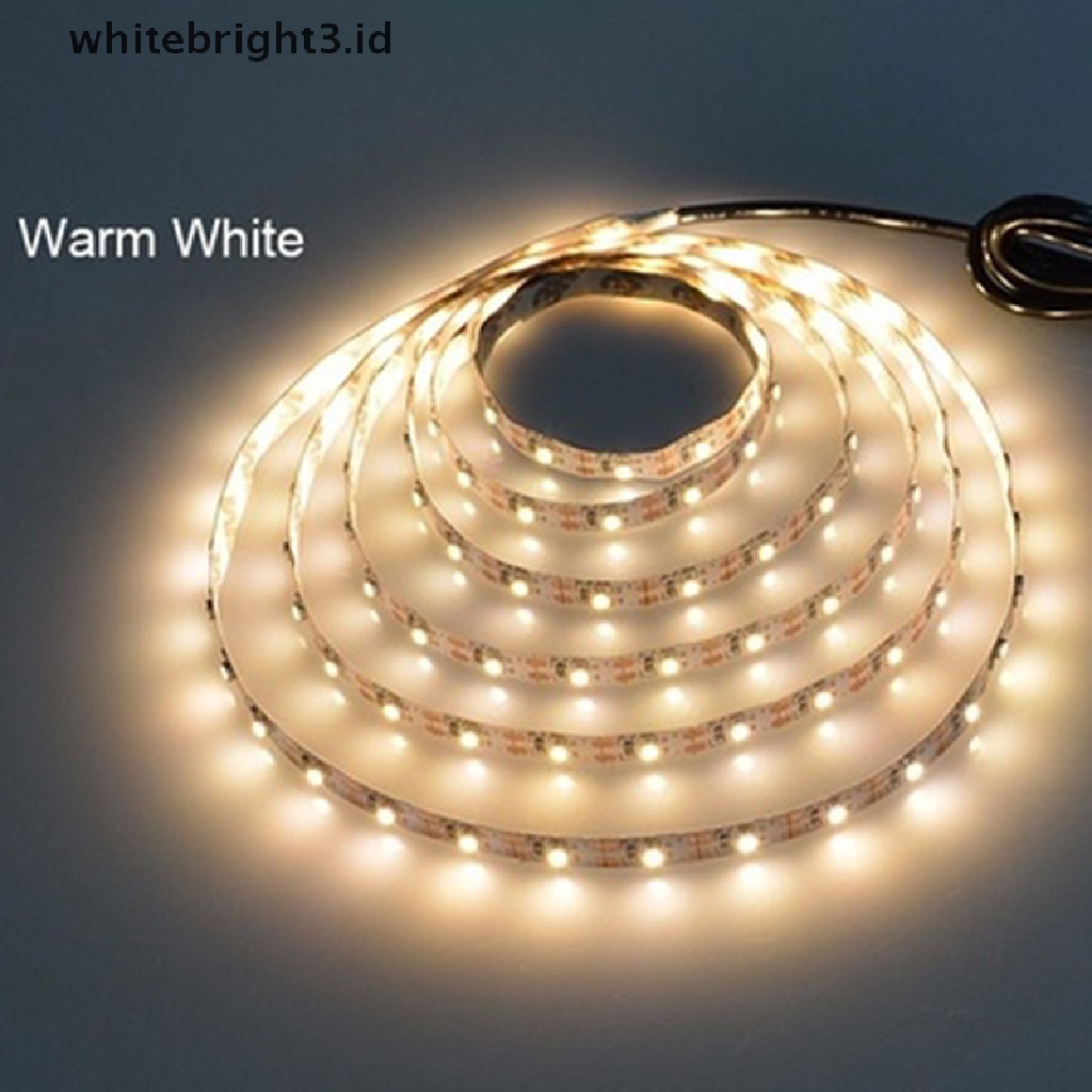 (whitebright3.id) Lampu Strip LED 5V Dengan Port USB Untuk Dekorasi TV