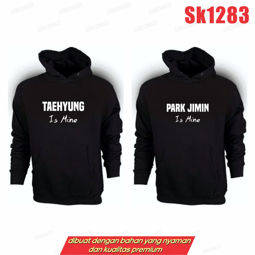 MURAH!!! Hoodie Sweater JUNGKOOK is mine sk1283 JIMIN JIN JHOPE RM SUGA TAEHYUNG KPOP