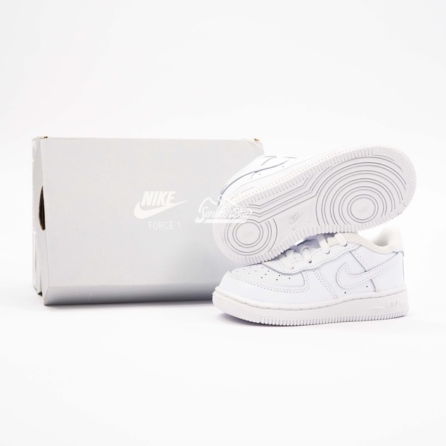 &quot; Baby &amp; Kids &quot; Air Force 1 Low Triple White TD / PS