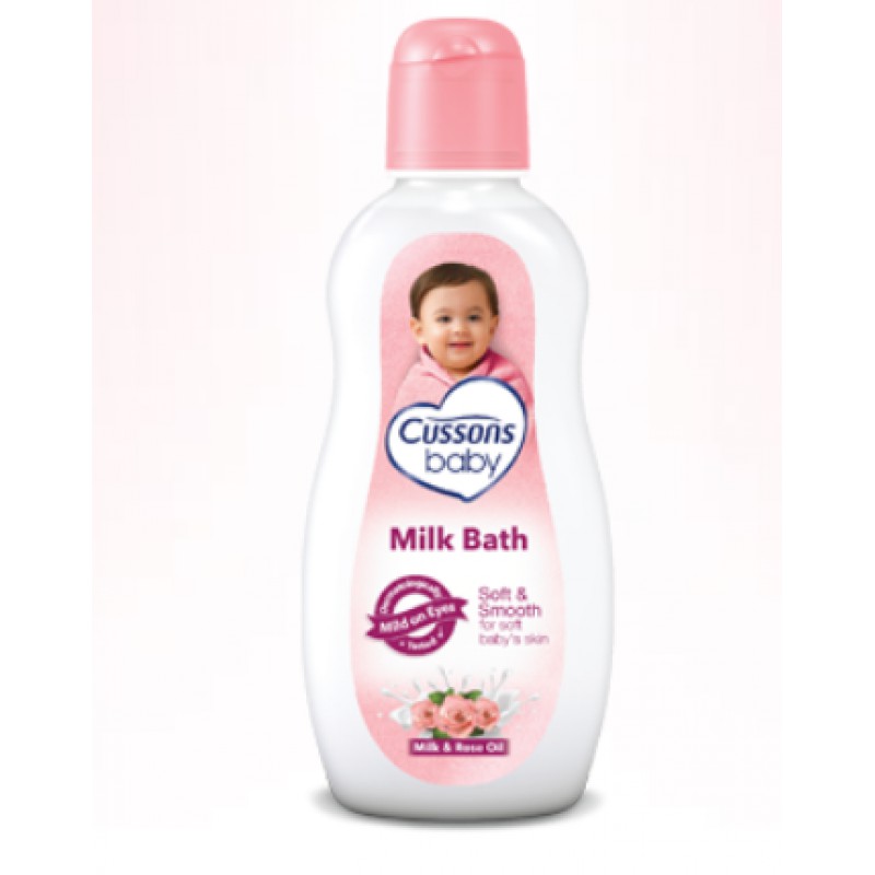 Sabun Mandi Bayi 200 ML - CUSSONS  MILK BATH  Baby MILK BATH Mild Formula Sabun Bayi cussons