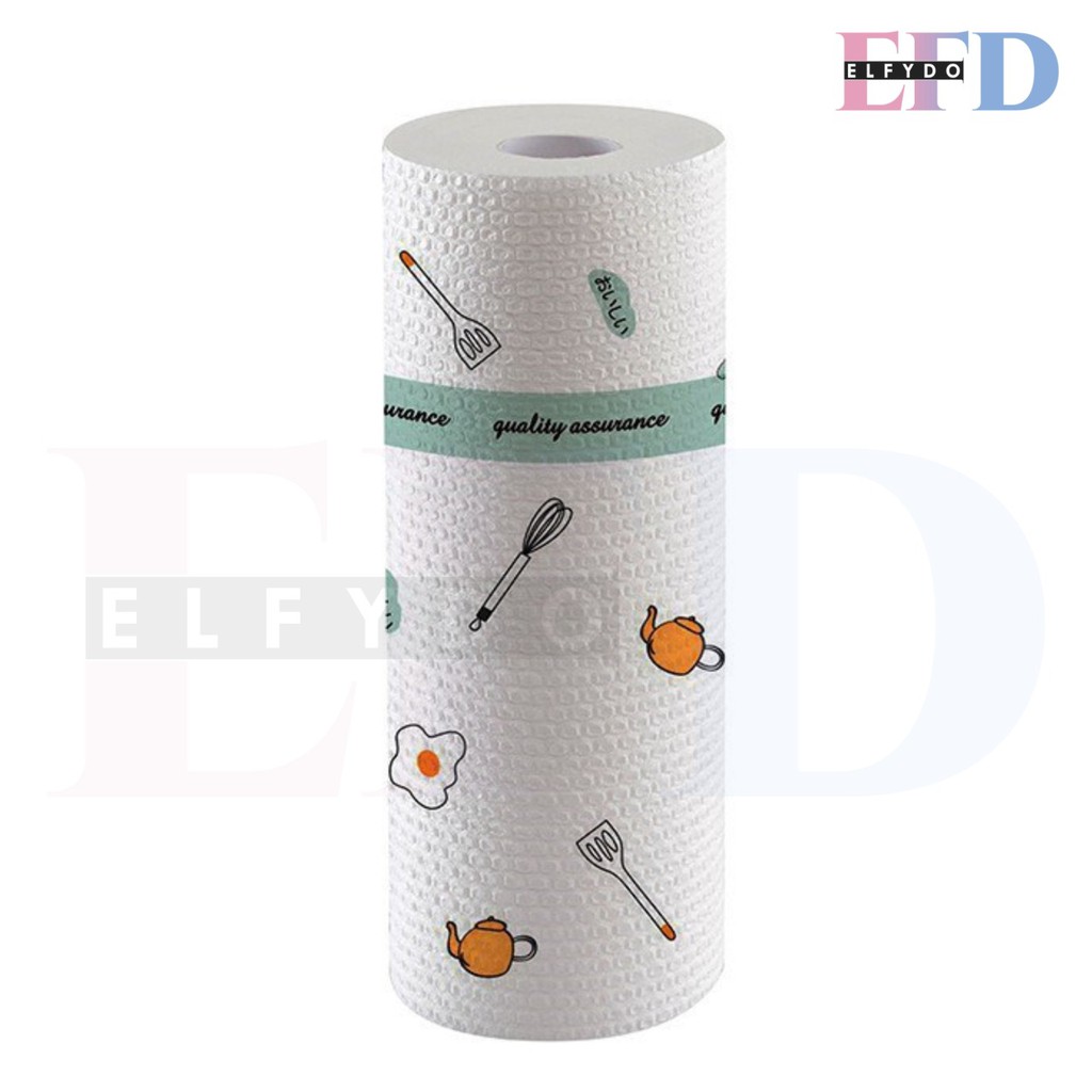 ELFYDO HL0133 Kertas Tissue Roll Penyerap Minyak Tisu Gulung Dapur