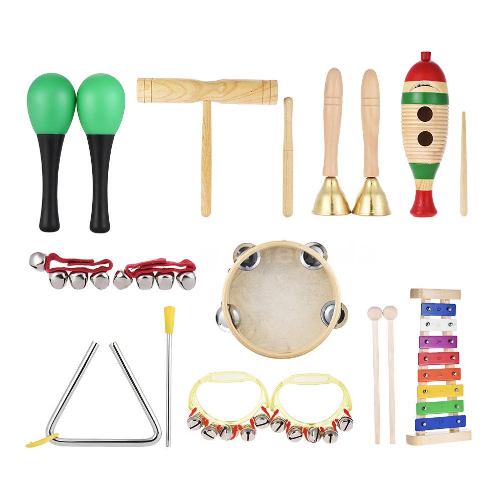 Gd 9pcs Set Mainan Alat Musik Perkusi Rhythm Glockenspiel Tamborin Maracas Untuk Bayi Anak Shopee Indonesia
