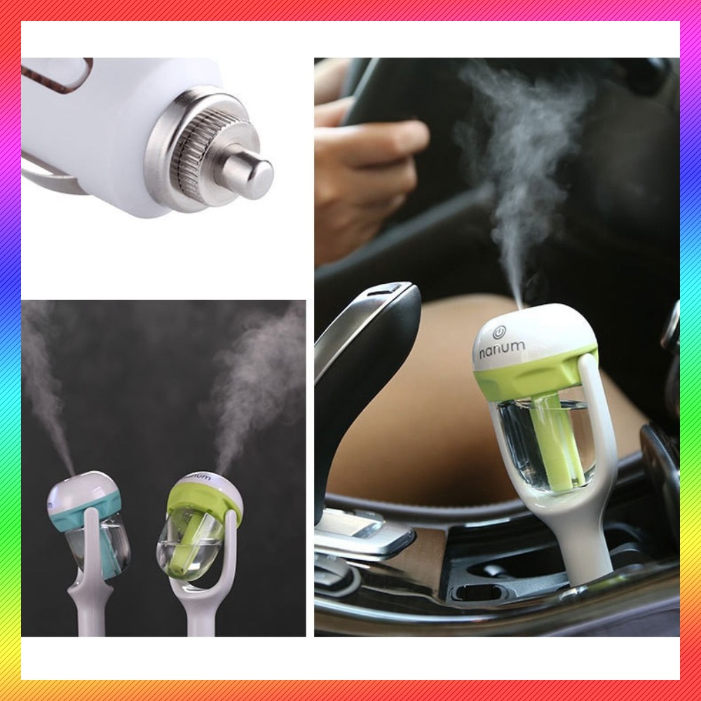 Grab Medan Taffware Nanum Car Vehicle Air Humidifier Aromatherapy Oil Diffuser - HUMI H57 - Blu