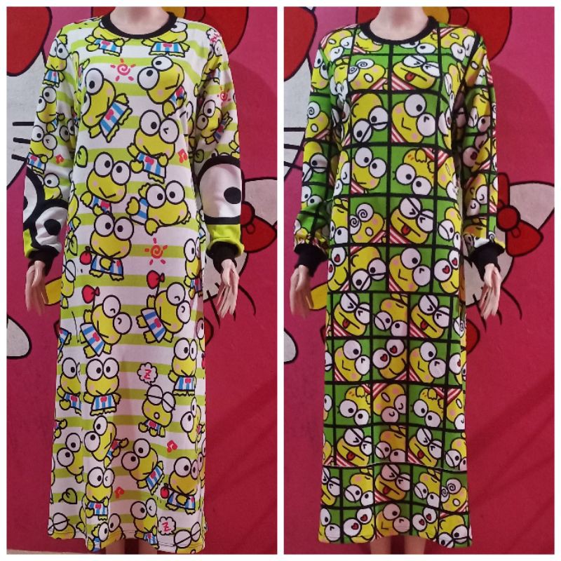 Gamis keroppi maxi keroppi