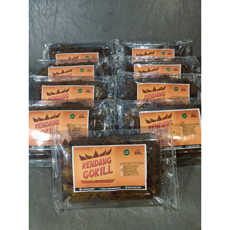 

Rendang PARU Kering 250gr - Rendang Gokill
