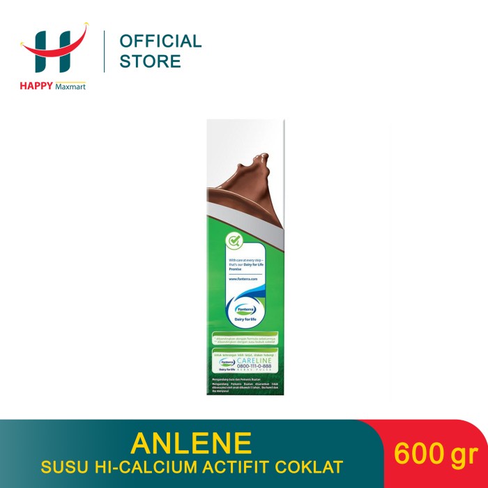 

fe20111 Anlene Susu Bubuk Hi-Calcium Actifit Coklat 600 Gr Xa201As