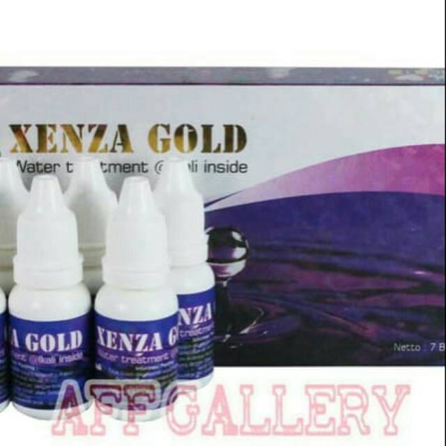 Xenza Gold Air Minum Alkali Konsentrat Water Treatment Asli Original