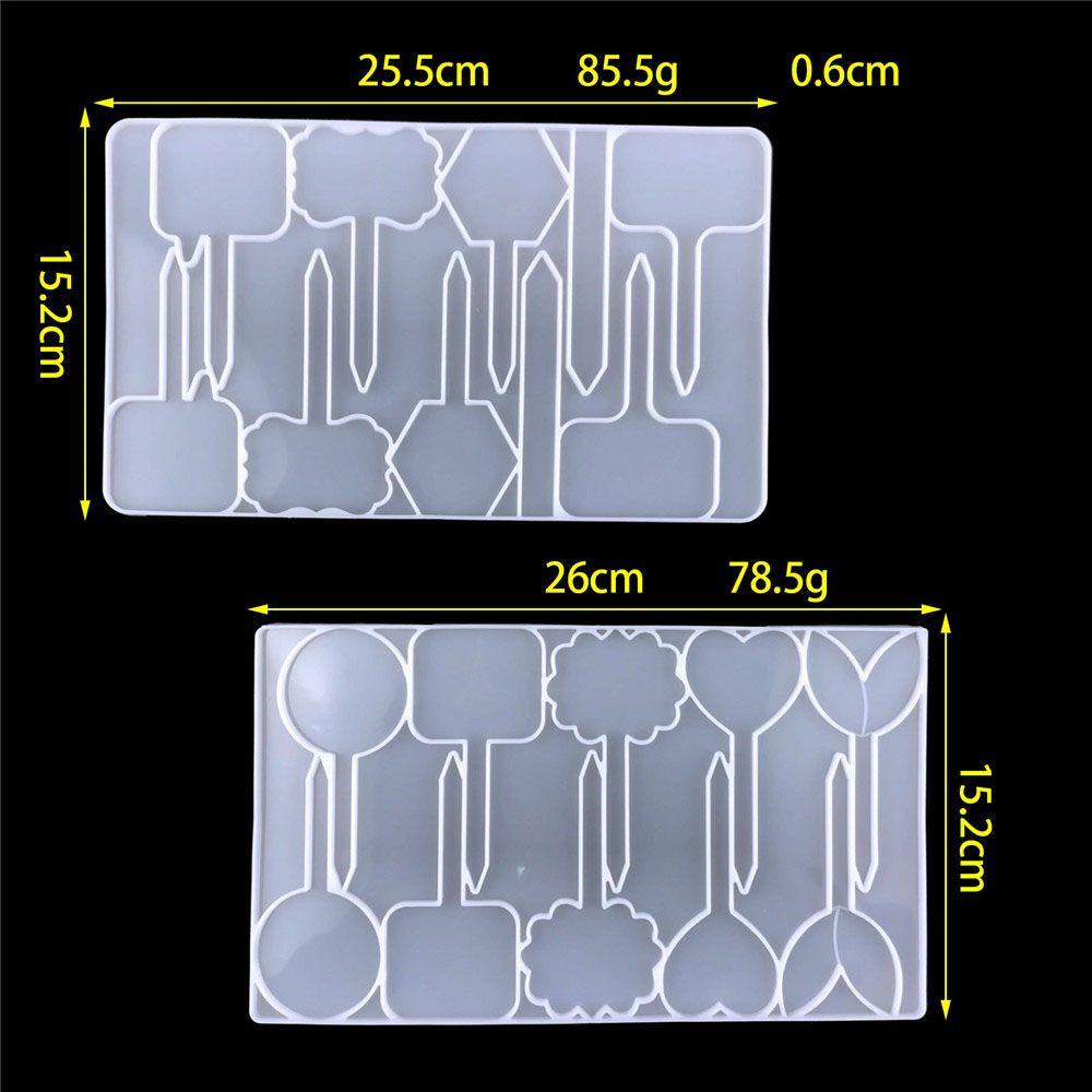 Preva Cetakan Label Gantung Casting Kerajinan Tangan Bonsai Dekorasi Silicone Mold