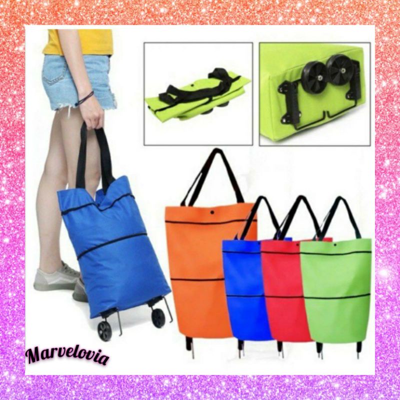 TAS BELANJA LIPAT RODA / SHOPPING TROLI TROLLEY