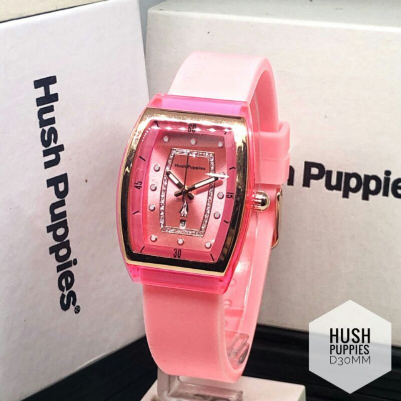 JAM TANGAN WANITA HUSH PUPPIES MODEL PERSEGI