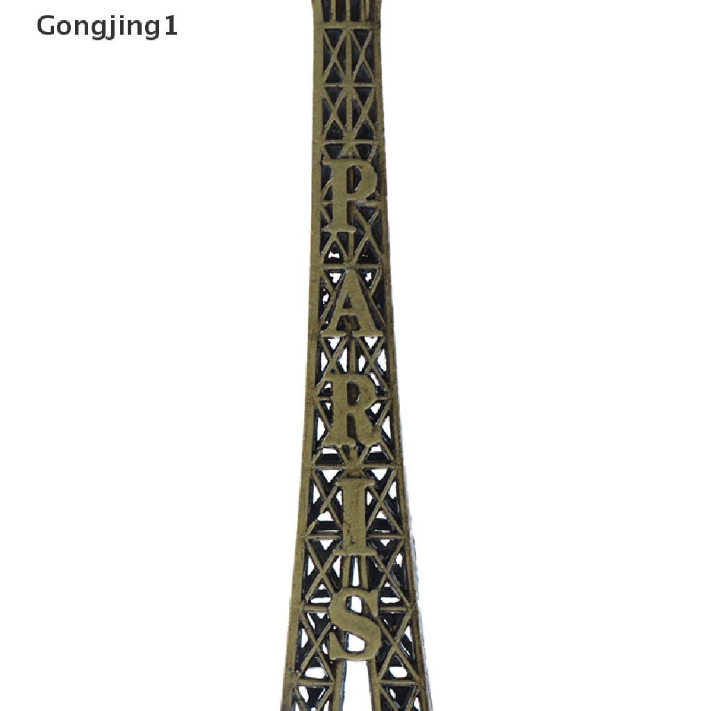 Gongjing1 Miniatur Menara Eiffel Paris Bahan Alloy Untuk Souvenir