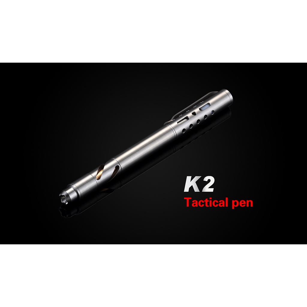 

Pena Pulpen Titanium Tactical Pen Fisher Space JETBeam K2 Original