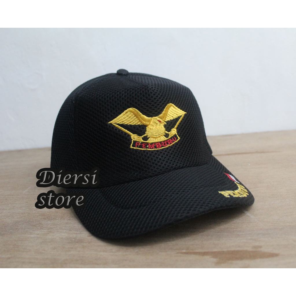 DIERSI STORE TOPI DOUBLE MESH BORDIR PEMBURU/TOPI PEMBURU BORDIR/TOPI SNIPER