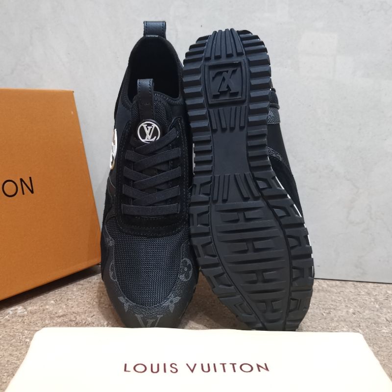 sepatu lv sneaker slip on mirror quality