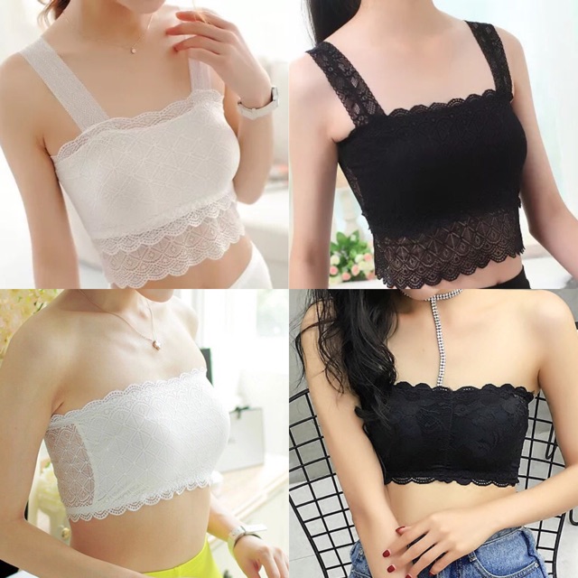 [LULU] KEMBEN BRA / BH KEMBEM / KEMBEN RENDA TALI DAN POLOS TANPA BUSA