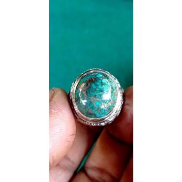 Natural cincin batu pirus abdul rozak persia jaminan asli