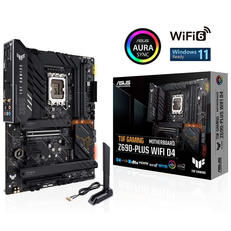 Asus TUF Gaming Z690 Plus WiFi D4 - [Socket 1700, Z690, DDR4, USB3.2]