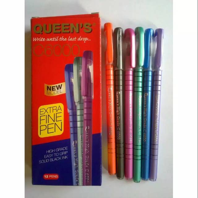 

Pulpen Queen's C6000 Extra Fine Pen