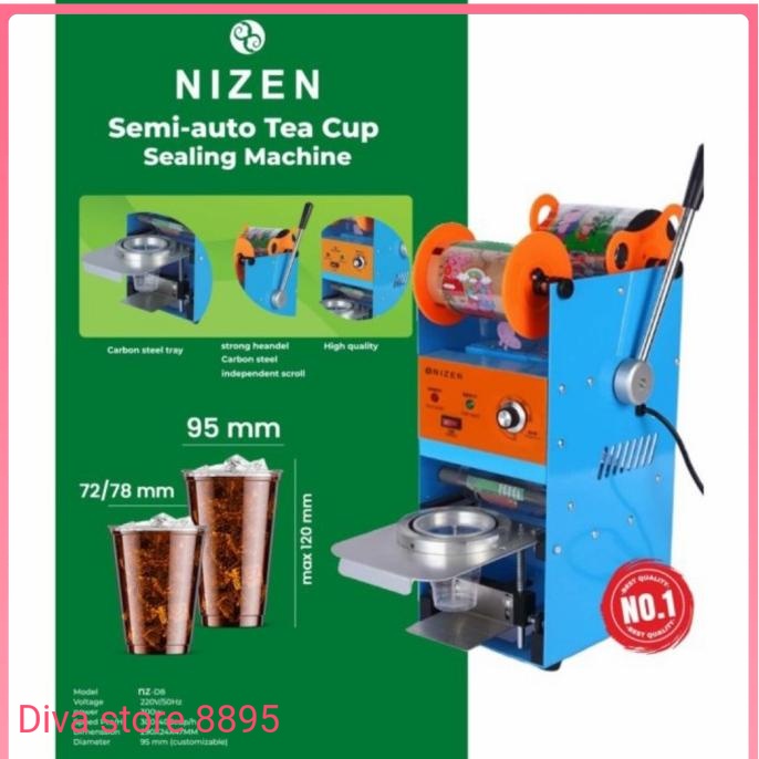 Mesin Cup Sealer Nizen Alat Press Gelas Manual Jumbo Original Terlaris CL