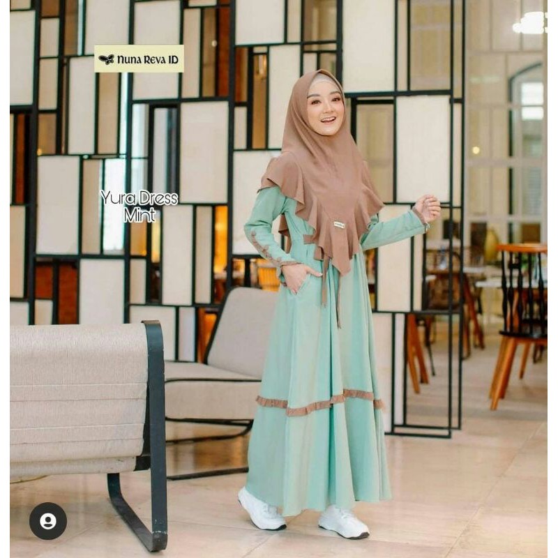 (READY STOCK) YURA DRESS ONLY DAN SET BY NUNAREVA