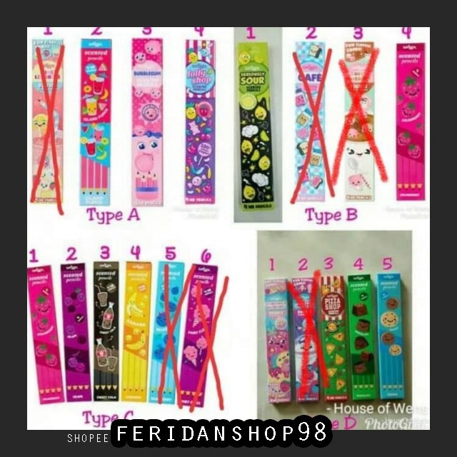

BT654 SMIGGLE DOUBLE SCENTED BEST PENCILS - PENSIL SMIGGLE BY FERIDANSHOP98