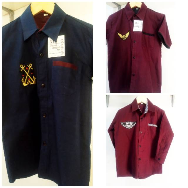 Kemeja Anak Katun Twill