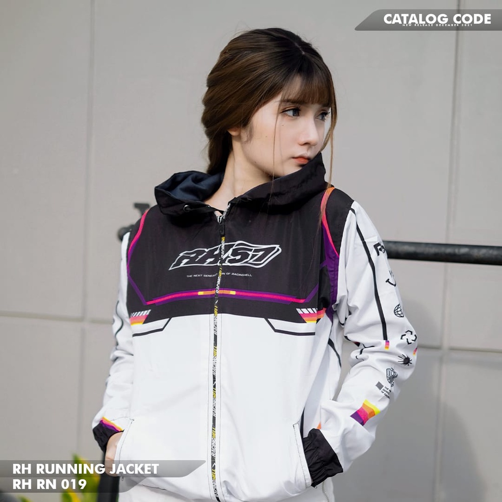 [ PROMO BELI 2 ONGKIR 1 ] JAKET RUNNING RH57 ORIGINAL JKRN 019 JAKET RACING HELL PRIA WANITA TERLARI