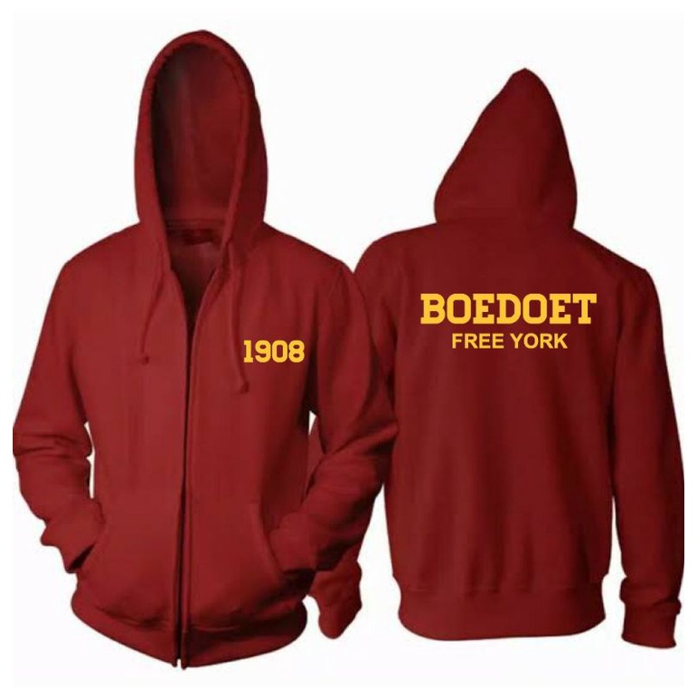 JAKET HOODIE BOEDOET FREE YORK 1908 #1908 #FREEYORK #BOEDOET