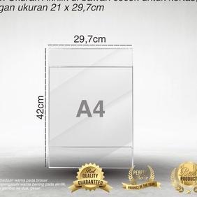 

Koleksi Terbaru.. DispLay AKRILIK Papan iklan produk jualan dagang mika bening Holder brosur poster size A5 A4 ACRILIC acrylic TAMPILAN PROMOSI SELLER AKRILIK CLEARBENING