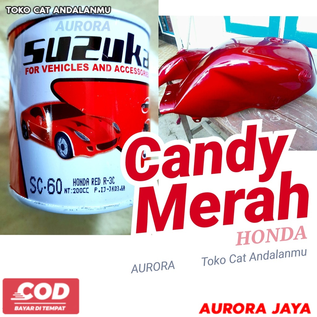 Cat Merah Candy Tone Red Honda Suzuka Candytone Transparan Candi Cendi Cendy Cenditon s Susuka -  To