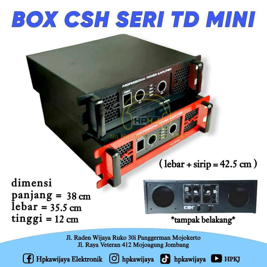 BOX POWER AMPLIFIER CSH TD MINI box ampli CSH td mini