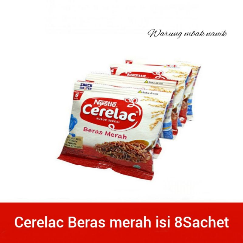 Nestle Cerelac beras merah 1renceng 8sachet