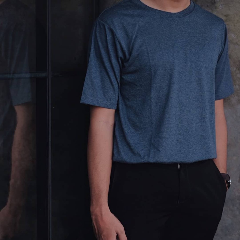 Kaos Polos | Kaos Pendek | Kaos Misty | Kaos Navy | Daily Misty Navy Shirt