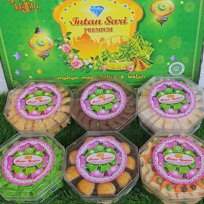 

Terlaris! Intan Sari Paket Kue Kering Lebaran Isi 6 Toples